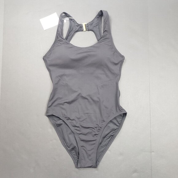 Andie Swim The Catalina One-Piece Tankini Women's XS Black Racerback Open Back - Picture 16 of 16